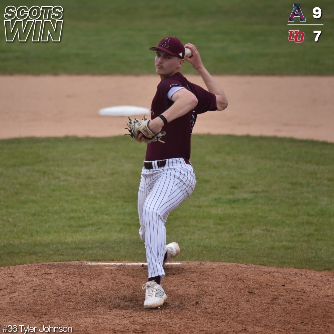 Baseball returns to the diamond and collects another #SCOTSWIN, for the series opener versus Olivet! Tyler Johnson also became the first pitcher in Alma history to eclipse 300 career strikeouts with 15 (Yes 15) in the game on Friday!
