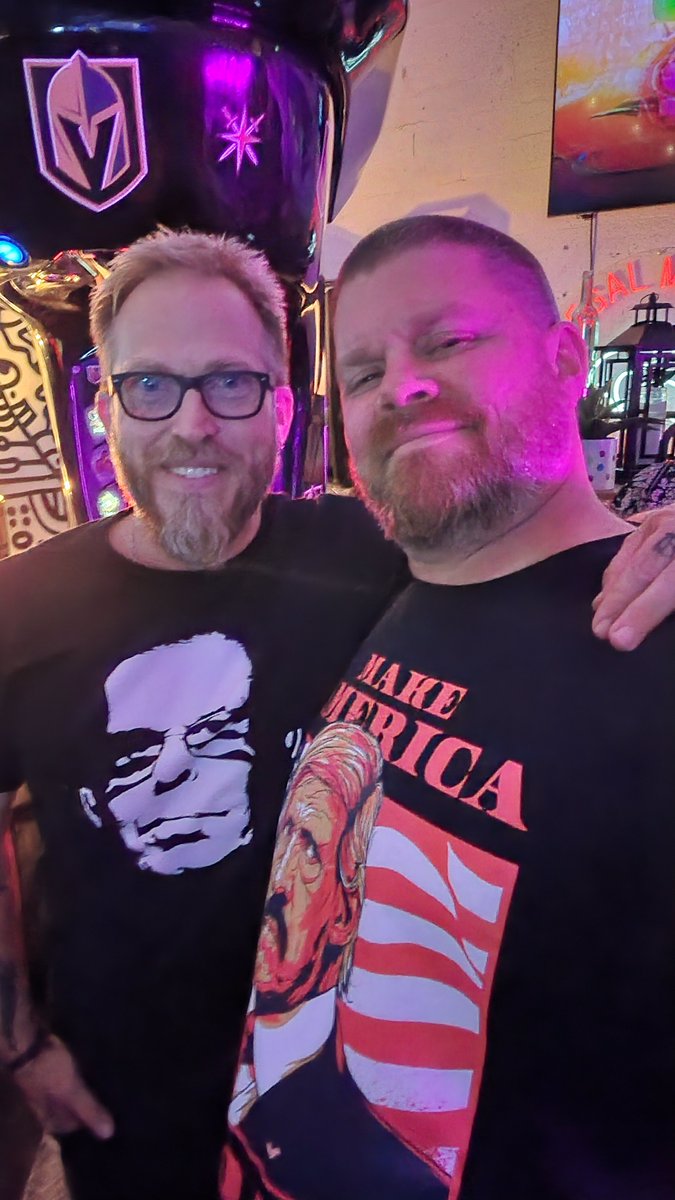 EVLDED🇺🇸 (@shaanonshubby) on Twitter photo It was fantastic meeting everyone last night at the #FNT meetup in Vegas!
Hail <a href="/Nerdrotics/">Nerdrotic</a> <a href="/KinelRyan/">Ryan Kinel - RK Outpost</a> <a href="/ThatChrisGore/">Chris Gore</a> <a href="/ComixDivision/">Comix Division</a> <a href="/QTRBlackGarrett/">1/4 Black Garrett</a> <a href="/xraygirl_/">Xue AKA Xray Girl 🍷🧈✌️</a>
And #TheFellowship! It was fantastic meeting everyone last night at the #FNT meetup in Vegas!
Hail <a href="/Nerdrotics/">Nerdrotic</a> <a href="/KinelRyan/">Ryan Kinel - RK Outpost</a> <a href="/ThatChrisGore/">Chris Gore</a> <a href="/ComixDivision/">Comix Division</a> <a href="/QTRBlackGarrett/">1/4 Black Garrett</a> <a href="/xraygirl_/">Xue AKA Xray Girl 🍷🧈✌️</a>
And #TheFellowship!