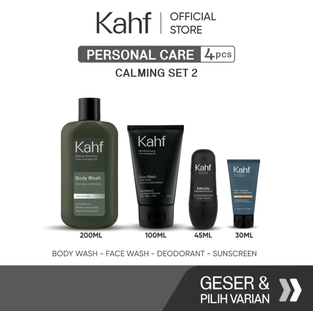 [Hemat hingga 10%] Transformasikan perawatan pribadi Anda dengan Kahf Personal Care isi 4! vt.tokopedia.com/t/ZSrbnR1s7/