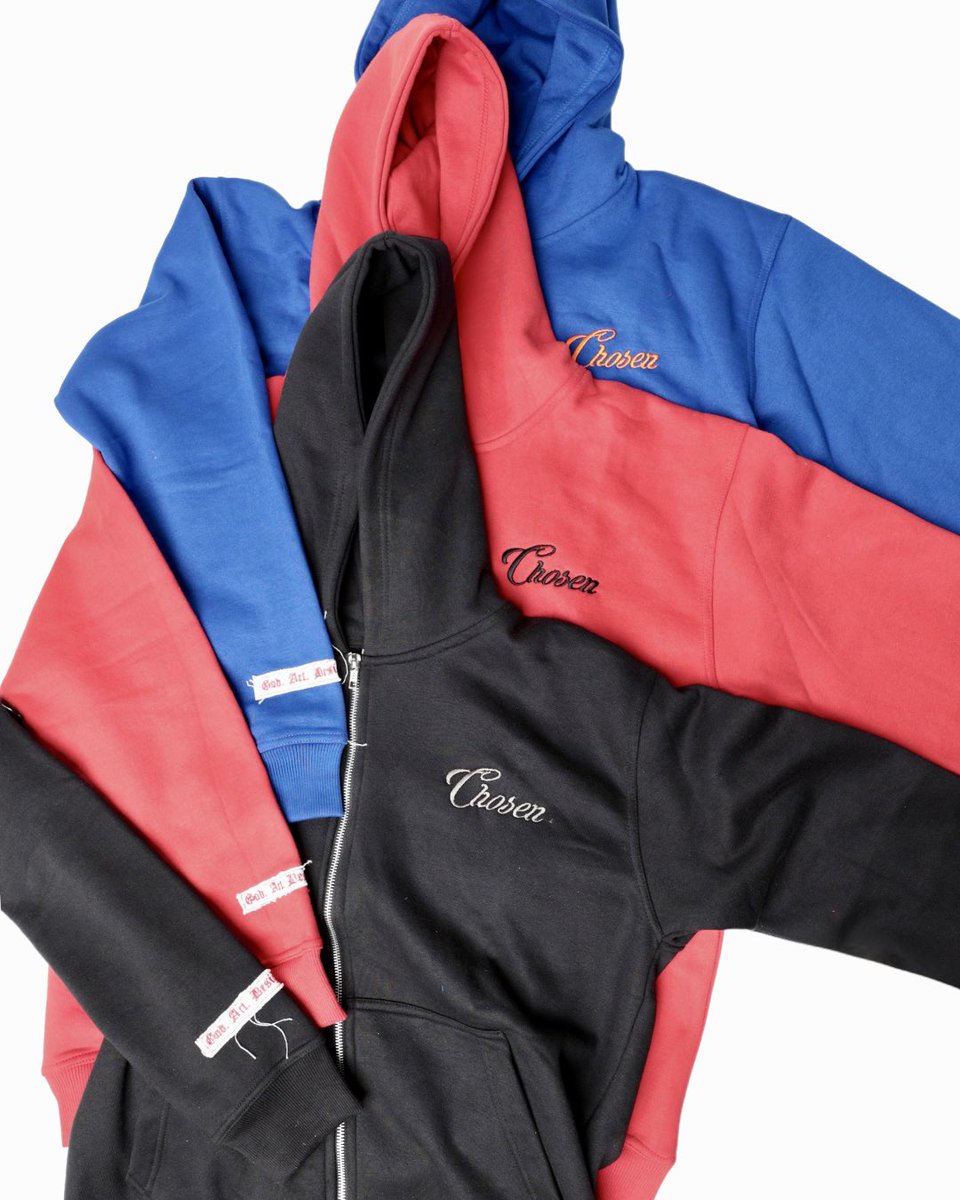 ChosenMiami's tweet photo. 🔥 GET DOUBLE ZIP UP HOODIES FOR JUST $35 FOR RESURRECTION WEEKEND 

Limited time offer - prices go back to normal Sunday at midnight. 

Head to the site now, subscribe, and get 10% off your order! 💸

 #doublezipper #hoodiesale #resurrectionweekend https://t.co/HSFsj0VwZK