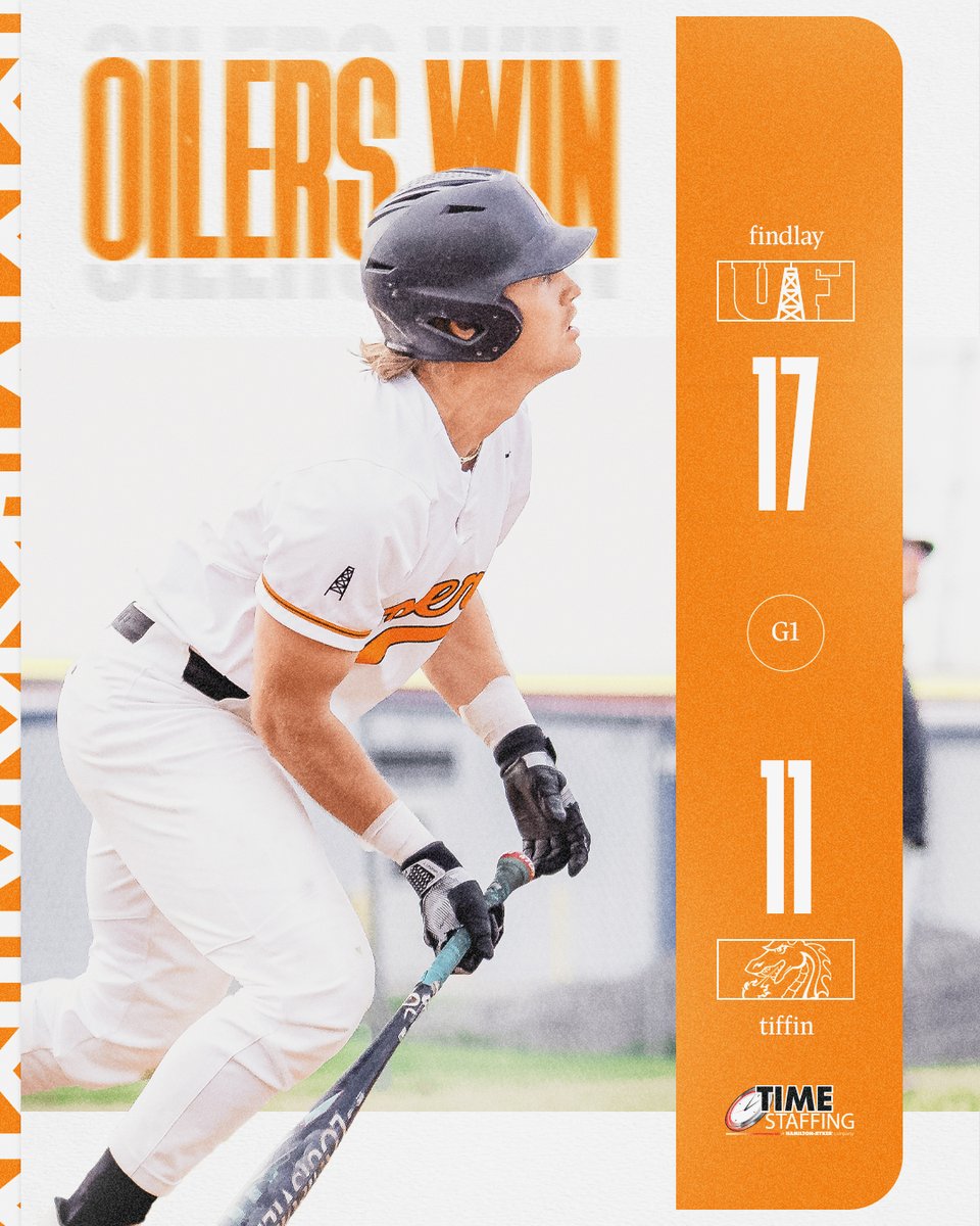 FindlayOilers's tweet photo. Down go the Dragons!

Findlay leaves the yard SIX times, earn series win over Tiffin.

#GoOilers | #BeGreat 

🔗:https://t.co/YoFa5lqcIB https://t.co/VBndyzNIXb