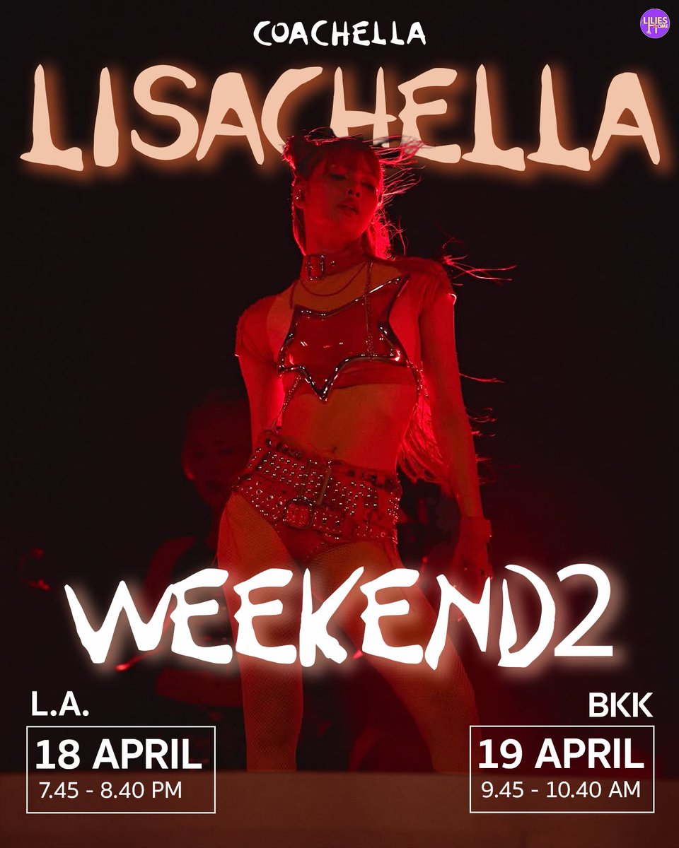 เริ่มเทรนด์แท็กกันได้เลยค่ะ 💕🍪

ROCKSTAR LISA COACHELLA
#LISACHELLA #Coachella2025