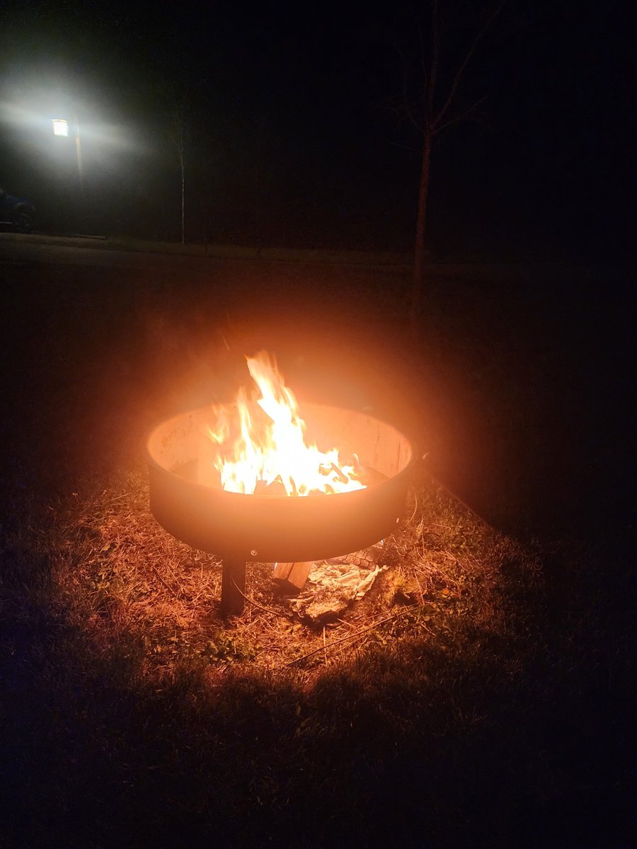 First camping night out at Tappan Lake.