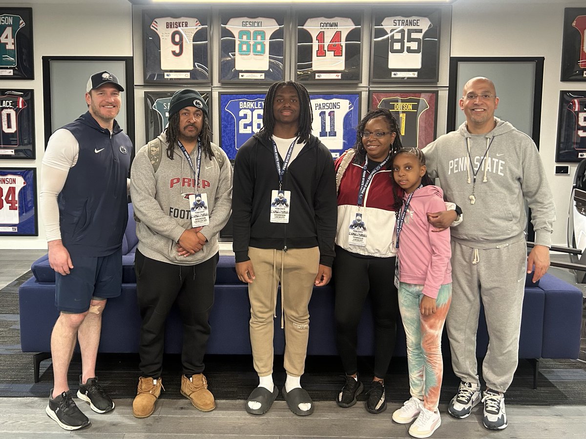 Brandon “Baby” Lockley, Jr (@betonbdot) on Twitter photo Thank you <a href="/coachjfranklin/">James Franklin</a> , <a href="/Coachdanconnor/">Dan Connor</a> and the entire coaching staff for your hospitality! Always a good time in Happy Valley! <a href="/PennStateFball/">Penn State Football</a> <a href="/SJPrep_Football/">St Joe’s Prep Football</a> <a href="/247Sports/">247Sports</a> <a href="/On3Recruits/">On3 Recruits</a> <a href="/Rivals/">Rivals</a> <a href="/RyanSnyderOn3/">Ryan Snyder</a> Thank you <a href="/coachjfranklin/">James Franklin</a> , <a href="/Coachdanconnor/">Dan Connor</a> and the entire coaching staff for your hospitality! Always a good time in Happy Valley! <a href="/PennStateFball/">Penn State Football</a> <a href="/SJPrep_Football/">St Joe’s Prep Football</a> <a href="/247Sports/">247Sports</a> <a href="/On3Recruits/">On3 Recruits</a> <a href="/Rivals/">Rivals</a> <a href="/RyanSnyderOn3/">Ryan Snyder</a>