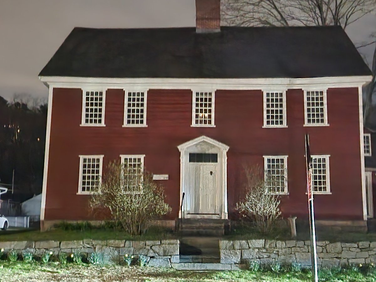 "... One if by land, and two if by sea;..." #twolights to commemorate the 250th anniversary of Paul Revere’s legendary midnight ride. America250 America 250 CT Commission #ct250 #Revere250 Minute Man National Historical Park