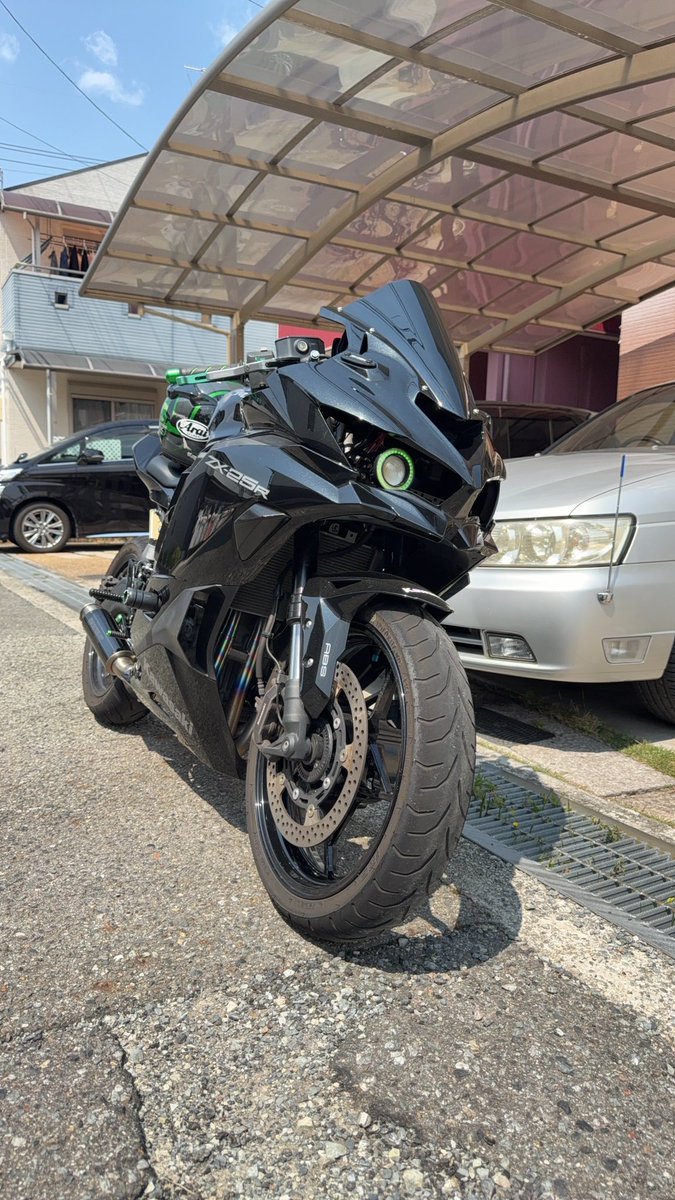 aaru_Ninja's tweet photo. ばいくまだお休み中なり https://t.co/oJjKzzZJJi