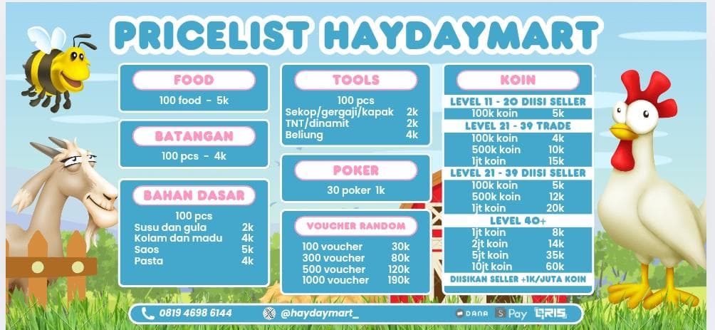 haydaymart_'s tweet photo. @starrygelato Aku kaaa, Minat bisa WA ke https://t.co/EEOvjE6bYp ✨

Order via DM tolong mentionnya, pesan sering pending lama🙏🥲 https://t.co/TrTQmDQXP5