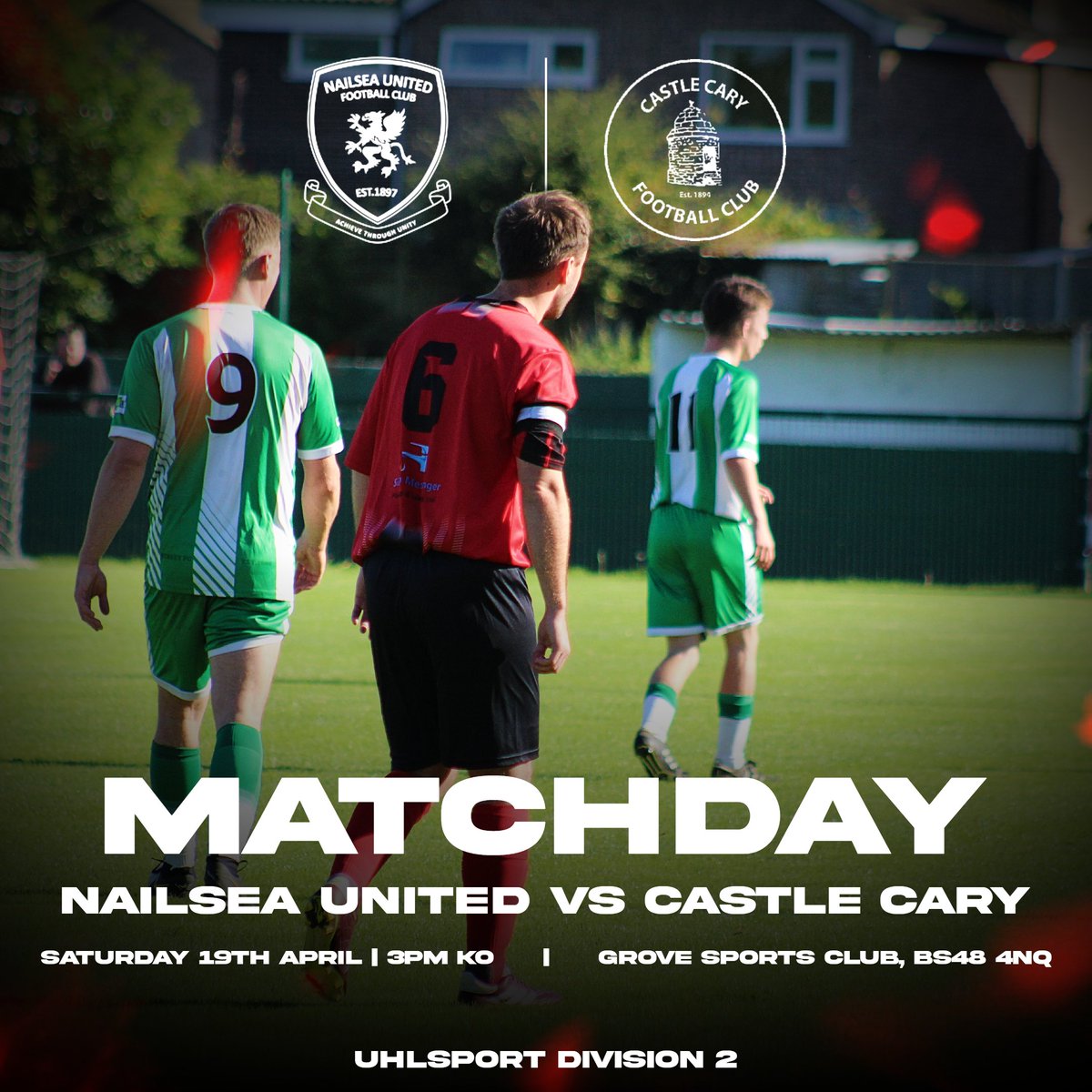 MATCHDAY
⚽ Nailsea United Reserves Vs Castle Cary First
🏆 Uhlsport Division 2
🏟 Away
⏱ KO: 3PM

#CCFC #CastleCaryFC🔴⚫