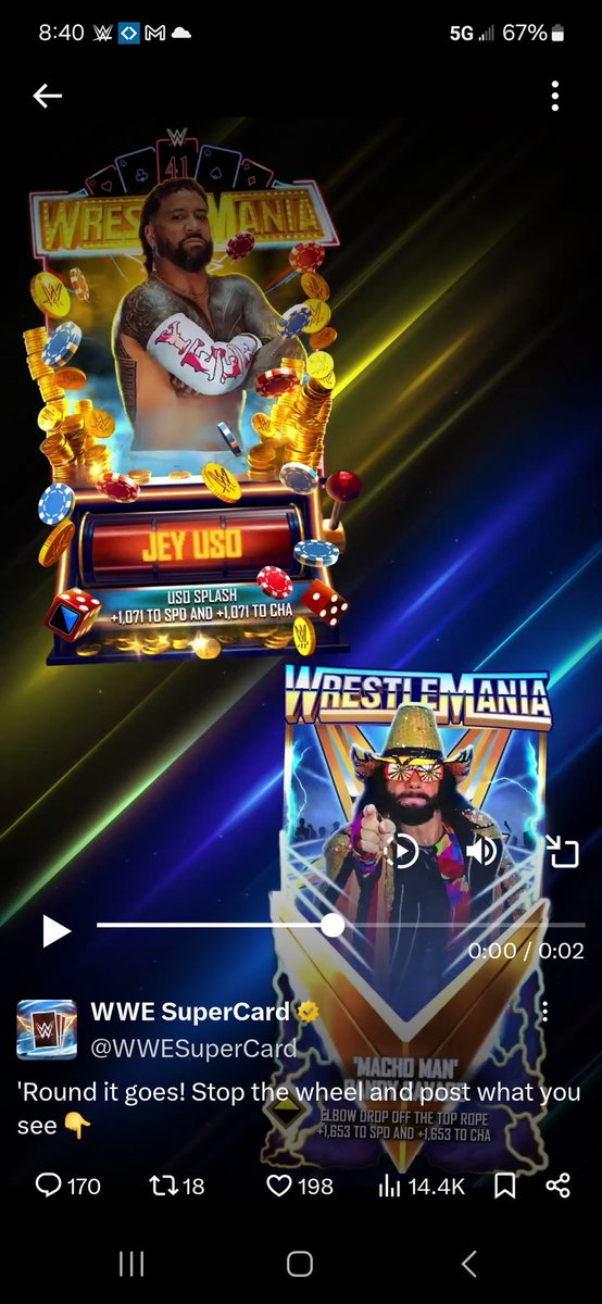 mossyoakman80's tweet photo. @WWESuperCard https://t.co/VqZqVqOu37