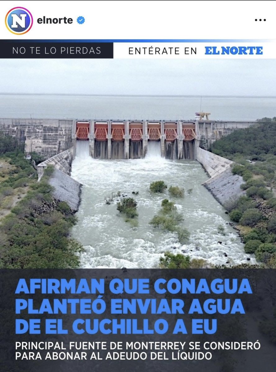 luismm23's tweet photo. @LCAlatorre el agua de NL se queda en NL, ya autorizaste hace meses sacar el 10% del cuchillo ahora quieres usar más nuestra agua, NO, Que todos se den cuenta lo que propusiste hacer! RT @ayd_monterrey  #Monterrey #Agua #Deuda #USA #Urgente #NuevoLeón @samuel_garcias #ULTIMAHORA https://t.co/KRO5MZOSWN