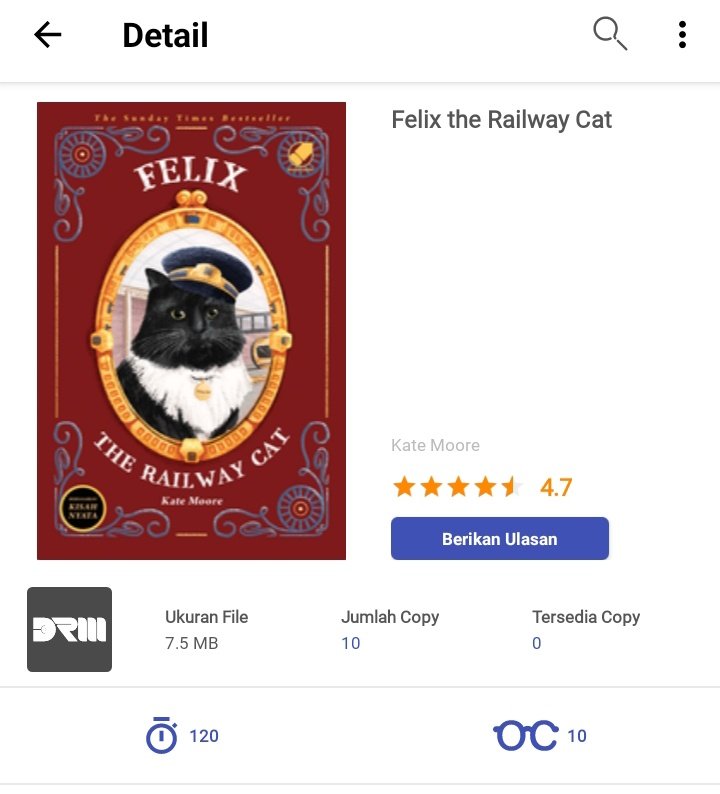 luvyapz's tweet image. —°•° Currently Reading
📚 Felix the Railway Cat
🖊️ Kate Moore
🖋️ Tika Sofyan
📖 332
📱iPusnas
#luvisreading