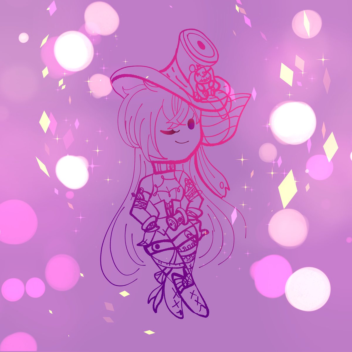 A nice little doodle of the wildfyre girls in a comfy art style 🍀

🎨: <a href="/MercuriusOrion/">🔞⁺☾｡Merc/Mercury⛧♛COMMS CLOSED</a> 
🔥: #cerseartsy #InkiPoppet 
       #sketchYENA #DrawDaLion