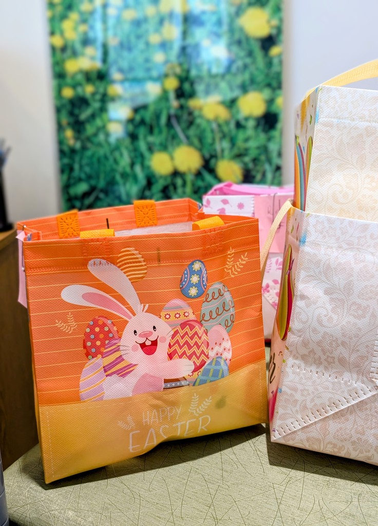 CancerProtons's tweet photo. SPRING FUN!!! Today, 5-year-old Melanie received a bag full of Easter delights, and enjoyed planting some lavender. Our adult patients enjoyed the mini plants as well! Happy Spring and Easter to everyone from California Protons. #protontherapy #caprotons #happyeaster #happyspring https://t.co/pJ1WlLwmvm