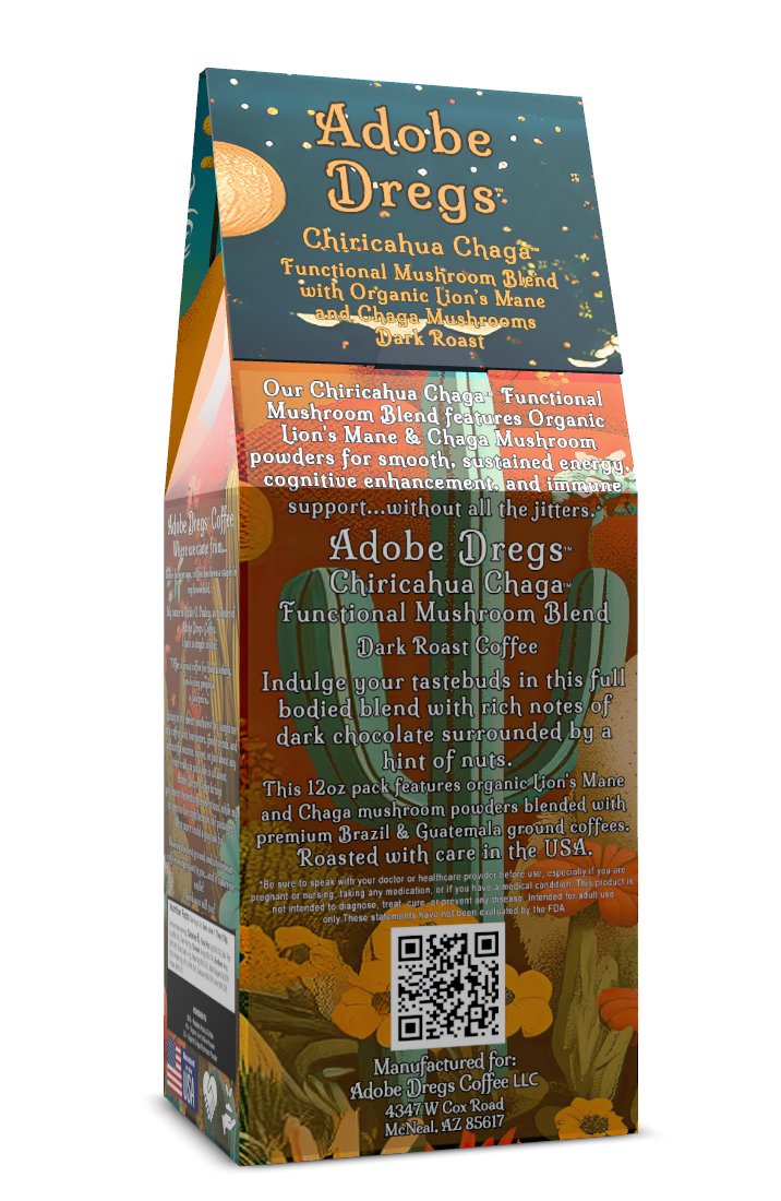 AdobeDregs's tweet photo. It's Here! My Functional Mushroom Dark Roast Coffee called Chiricahua Chaga. With Organic Lion's Mane and Chaga, it's a bold rich ground coffee with Nutty Dark Chocolate tasting notes, NEW from Adobe Dregs Coffee!
https://t.co/Dt9oMYq7sn