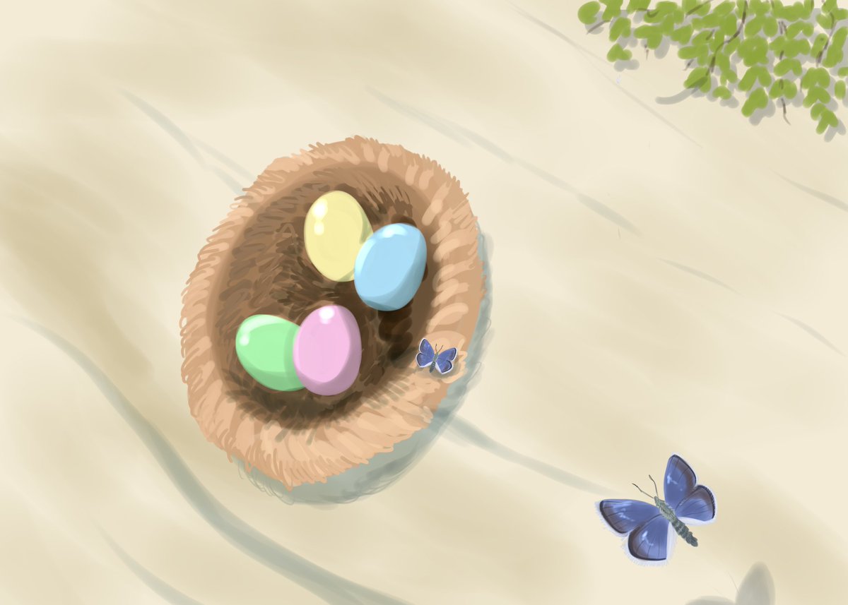 Rhydian_Kroft's tweet photo. Some Easter treats for the creatures this #paleostream, Tullimonstrum, Ornithosuchus, Xerces blue &amp; Ninjemys. https://t.co/4OGQkjmOYd
