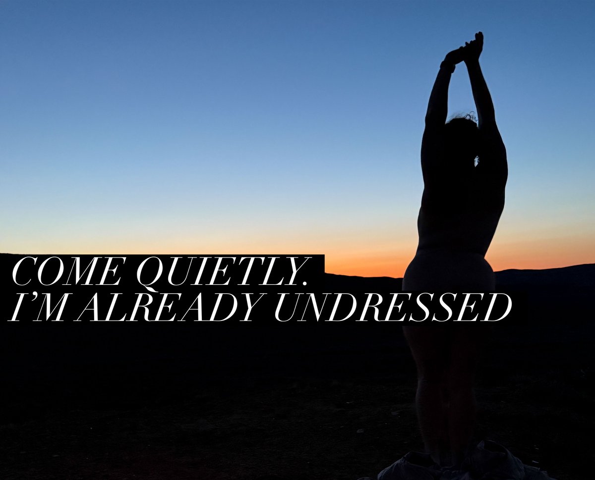 Sometimes life changes…
We either change or disappear.
I chose to open the door instead.
Come quietly—I’m already undressed