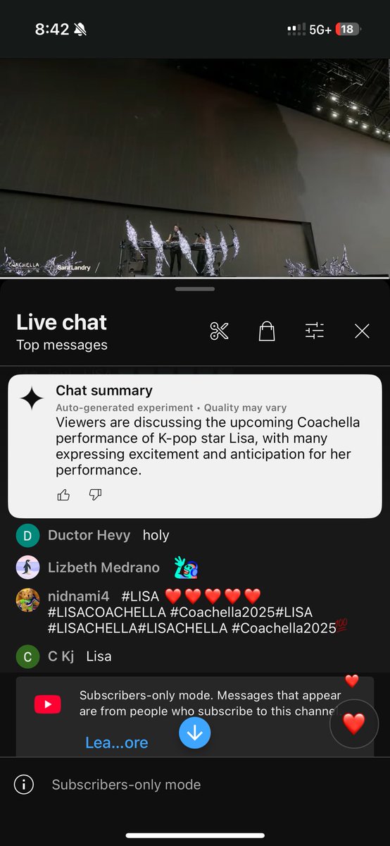 1855studios's tweet photo. Lisa has a few hours before taking the stage https://t.co/YWvla92Dmo