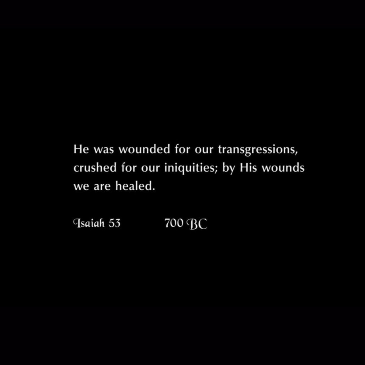ErinGraceBroken's tweet photo. @netflix must have gotten the message. We just turned on The Passion of the Christ and the Isaiah 53 prophecy is back. So glad! 🙏🏻✝️ https://t.co/q9NmFD0D8R