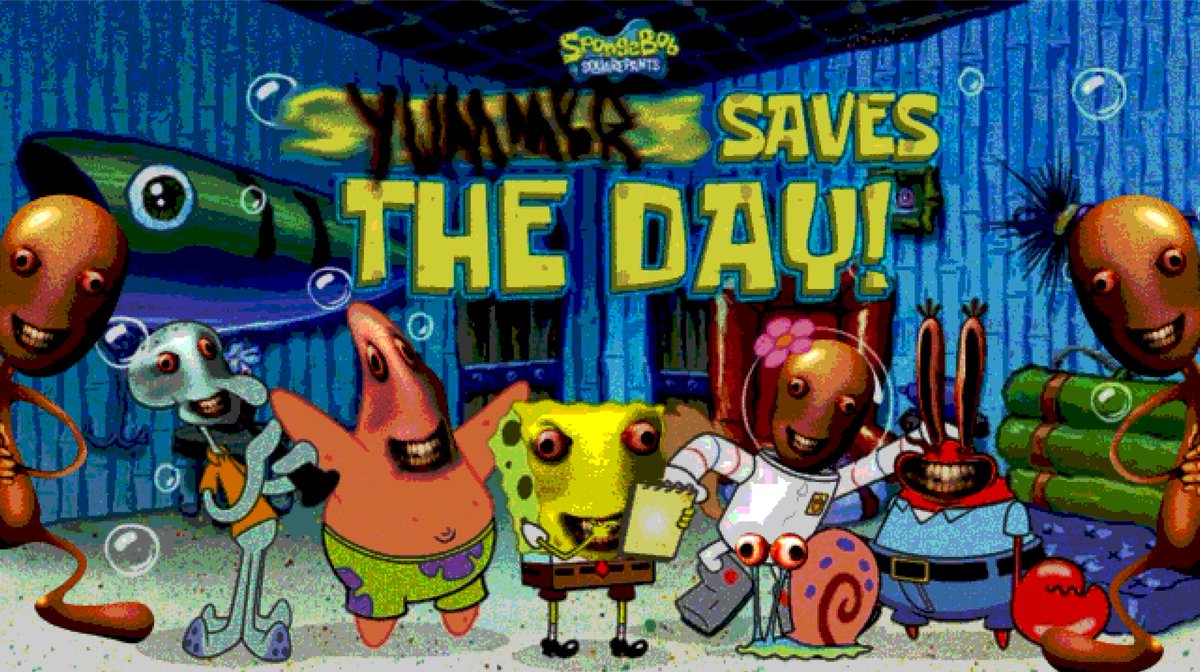sep_173_gg's tweet photo. Dear god he’s everything 
#creepypasta ?
#spongebob
#yummer https://t.co/0Pb6sHIKOB