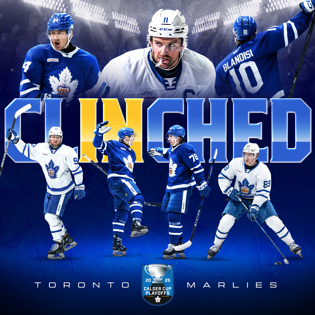 TorontoMarlies's tweet photo. WE’RE IN 😤 https://t.co/ZSjP1ufved
