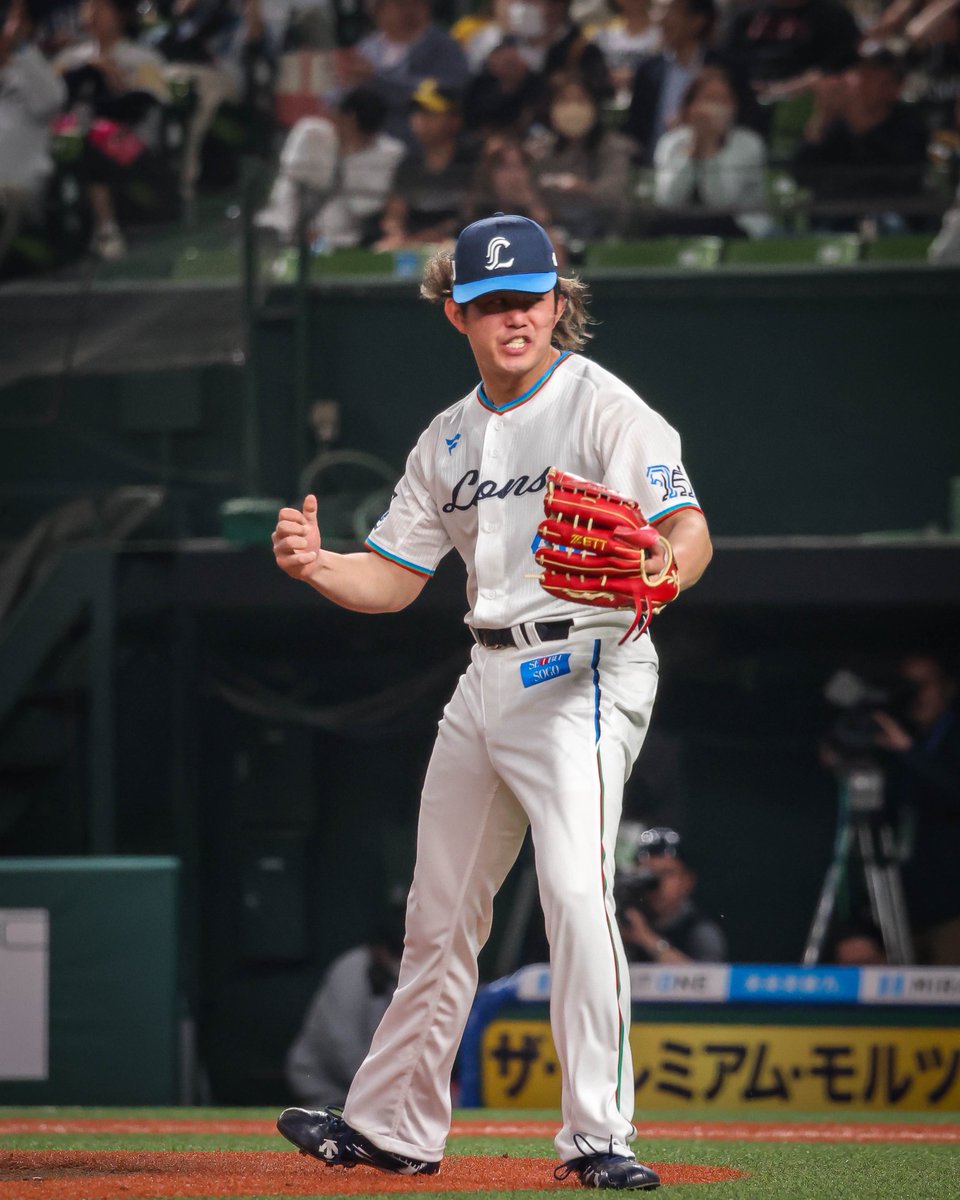 投球練習でも吠える今井くん 2025.4.18 #今井達也 #seibulions #埼玉