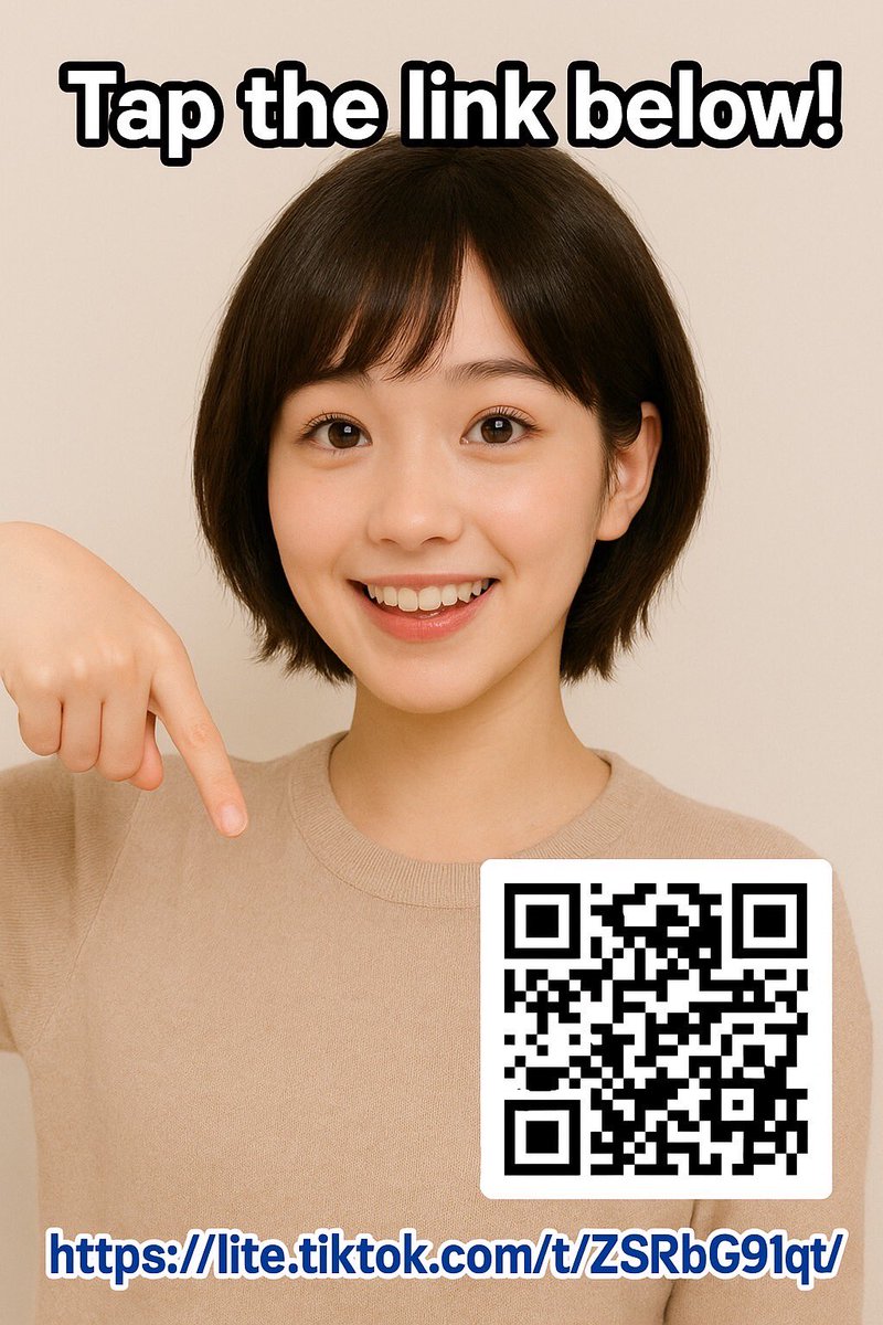 jum_mid's tweet photo. このリンク、開いたら最後…クセになるから注意して！」
可愛さと楽しさが詰まった動画はこちらから↓
https://t.co/GI2177LmJP
（QRコードからもアクセスOK！）

#バズる予感  
#可愛いって最強  
#tiktokで話題  
#暇つぶしにどうぞ  
#見たら止まらない https://t.co/zoguXqnqym