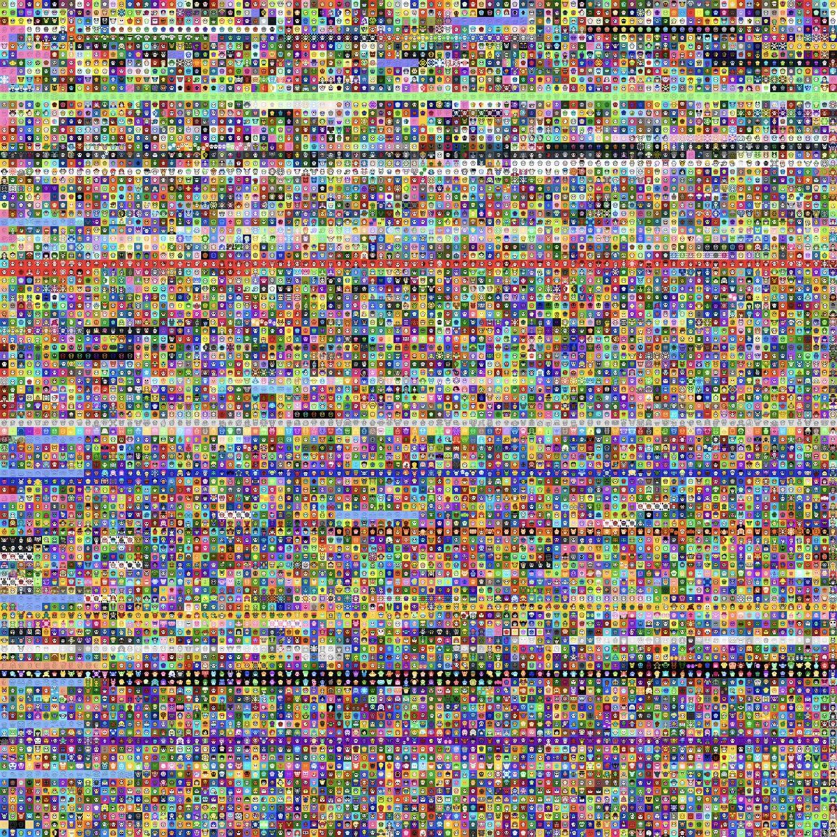My 10,000 kawaii skulls were all handmade, not AI or generative art. It is a confident work that I produced in 4 months in 2021.

opensea.io/collection/kaw…