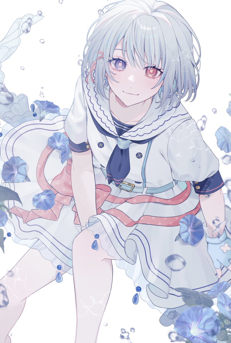 SometsukeMezzo's tweet photo. 🌧️ 𝓶𝓸𝓻𝓷𝓲𝓷𝓰 𝓰𝓵𝓸𝓻𝓲𝓮𝓼 🌧️

little flowers, blue and blush
turn their small faces up.
gently basking in the light,
rainy morrows cool and bright.

#poetsuke https://t.co/7pb9AAqlSc