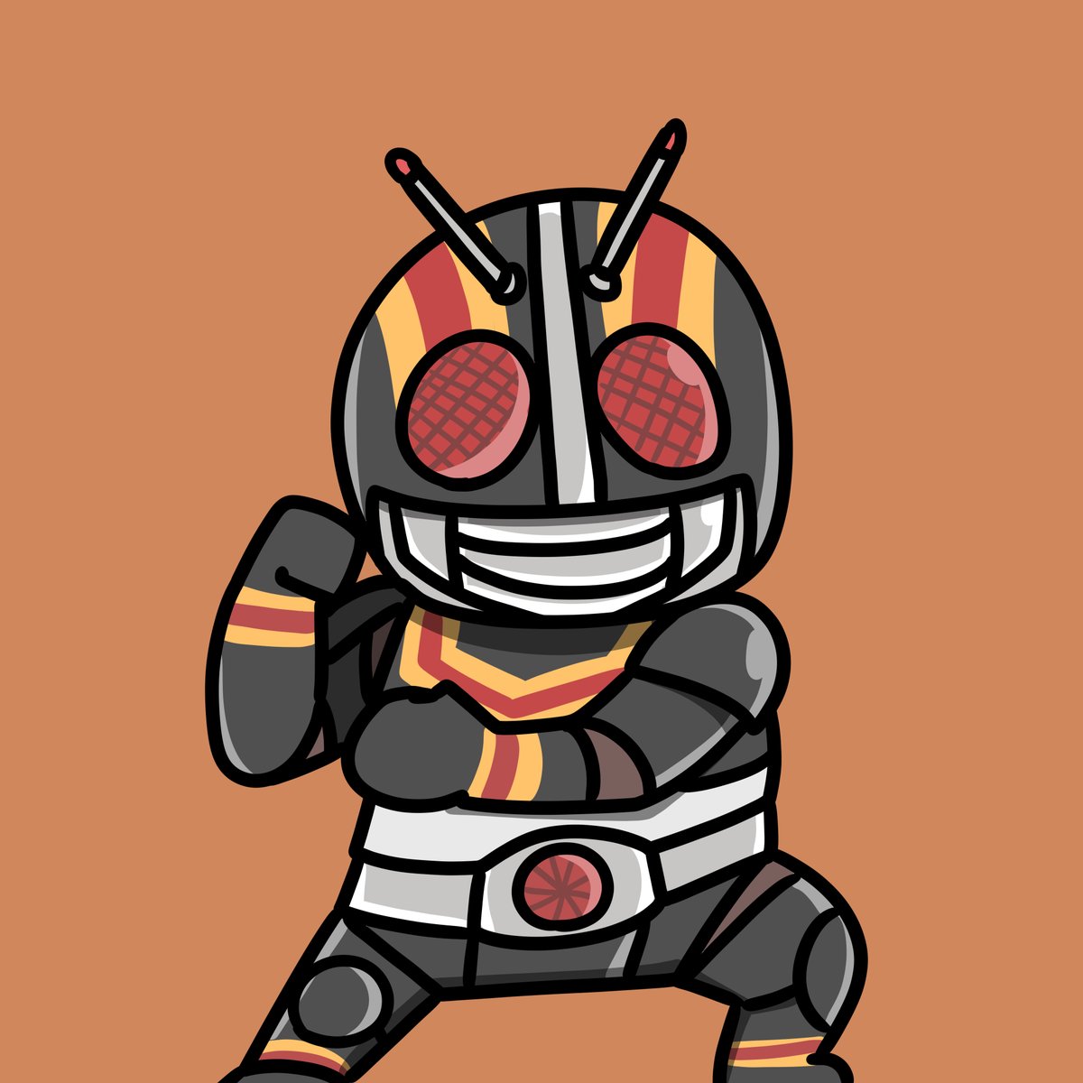 「仮面ライダーブラック 」|Mr.Aのイラスト