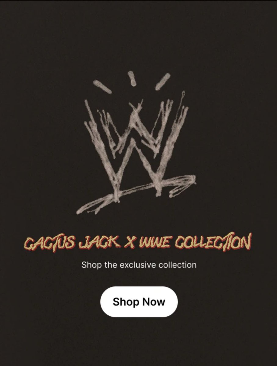 Cactus Jack x WWE Collection
Step into the chaos. Own the legend.

Explore the exclusive drop before it’s gone!

Shop Now 👉🏽 fanatics.93n6tx.net/Qj26Bx

#CactusJack #WWECollection #HardcoreLegend #WWEShop #WrestlingGear