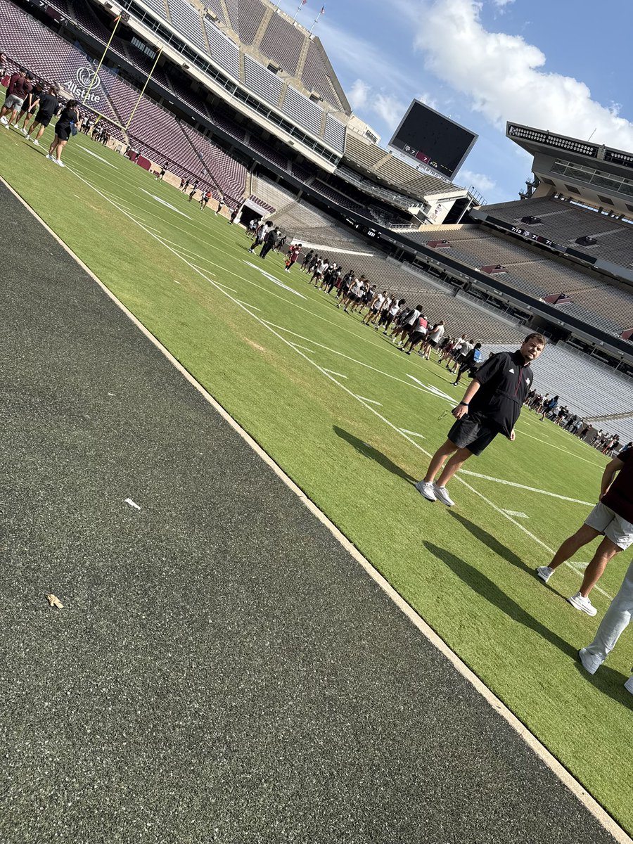 Caleb Neal (@coachc3neal) on Twitter photo Gig’Em
Thank you <a href="/AggieFootball/">Texas A&M Football</a> for today’s spring practice. Even though I didn’t attend A&M, it’s always been a place I have called home because of my family. You never know where someone will end up in this profession. Relationships cultivated in ‘24 , reconnected in ‘25 Gig’Em
Thank you <a href="/AggieFootball/">Texas A&M Football</a> for today’s spring practice. Even though I didn’t attend A&M, it’s always been a place I have called home because of my family. You never know where someone will end up in this profession. Relationships cultivated in ‘24 , reconnected in ‘25