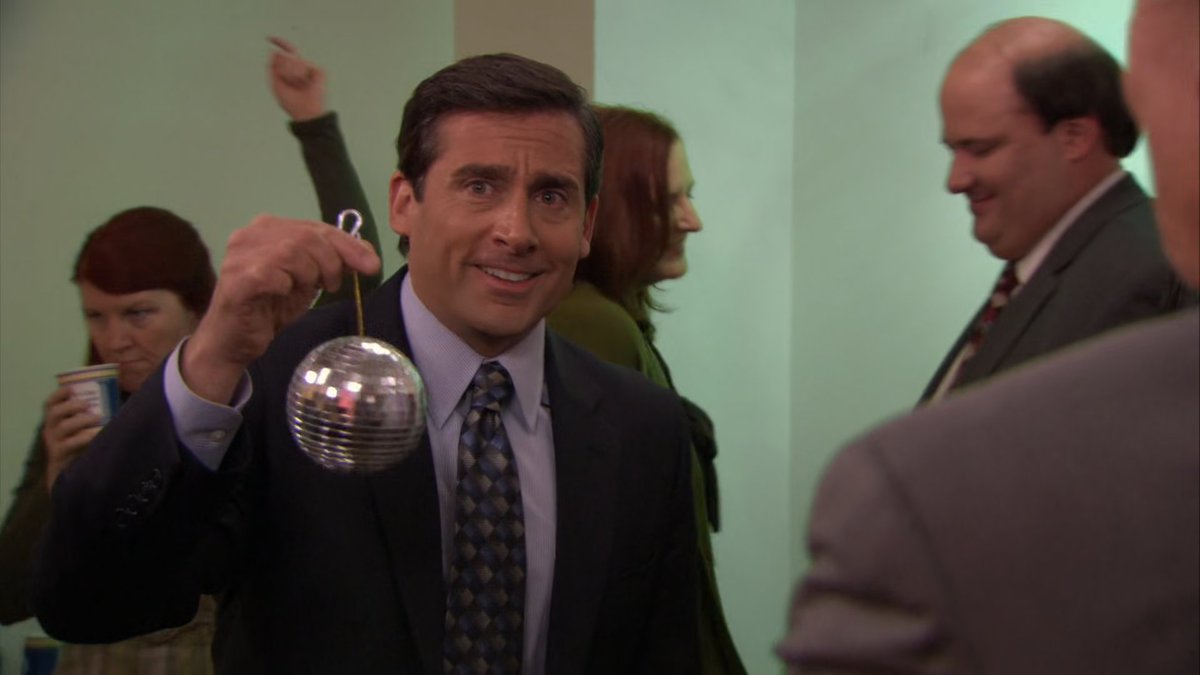 sapillopillo's tweet photo. para mí, el capítulo más infravalorado de The Office es de lejos "Cafe Disco". por favor, cada vez que lo veo es una inyección de serotonina https://t.co/00KXOoJtwV