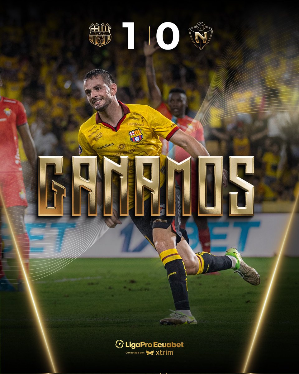 ¡LOS PUNTOS SE QUEDAN EN CASA! 💛👊

Con gol de Octavio Rivero vencimos 1-0 a El Nacional ⚽️🔛

#LigaProEcuabet
#BarcelonaSomosTodos