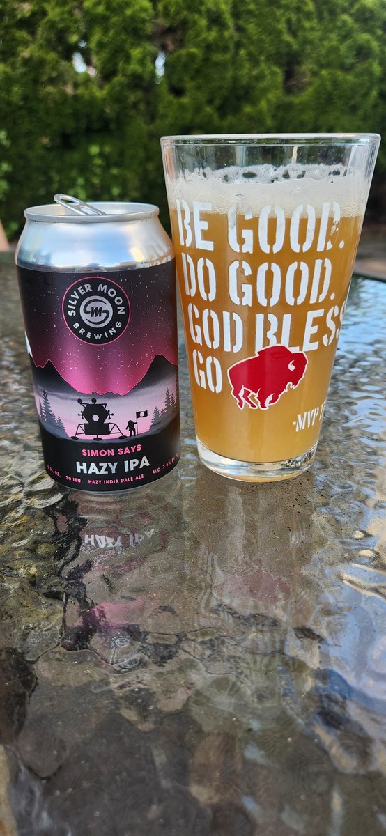 Simon (Josh) says Be Good, Do Good, God Bless, Go Bills! 

<a href="/SilverMoonBeer/">Silver Moon Brewing</a> debuta en #CervezasDeLaBarbaSabia con una excelente Hazy IPA