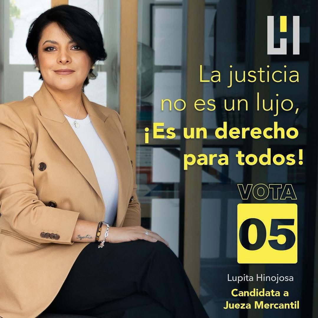 Llevo muchos años luchando por el derecho concursal y lo seguiré haciendo; por eso me postulé para candidata a Jueza de Distrito en Materia de Concursos Mercantiles. 
 
¡Vota 05, en Iztapalapa y Coyoacan!

#Vota1deJunio #ElecciónJudicial