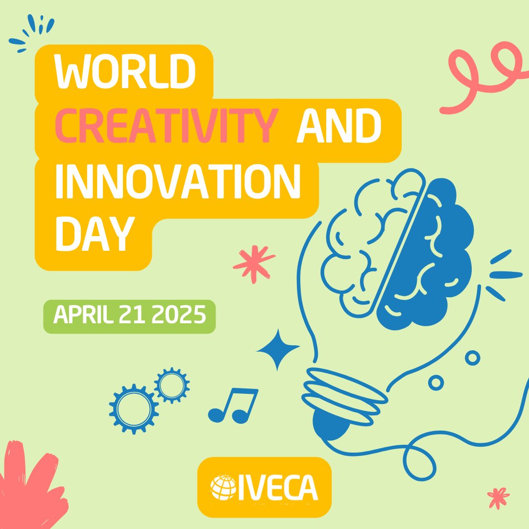 April 21st marks <a href="/WorldCreativity/">World Creativity & Innovation Week/Day</a> and Innovation Day, celebrating two essential engines that drive human progress. #IVECA ignites #CreativeThinking &amp; fosters collaborative innovation among students.🎨🧪💭

Read more 👉tinyurl.com/WCID25
#WCID #GlobalCitizenship #IAmCreative