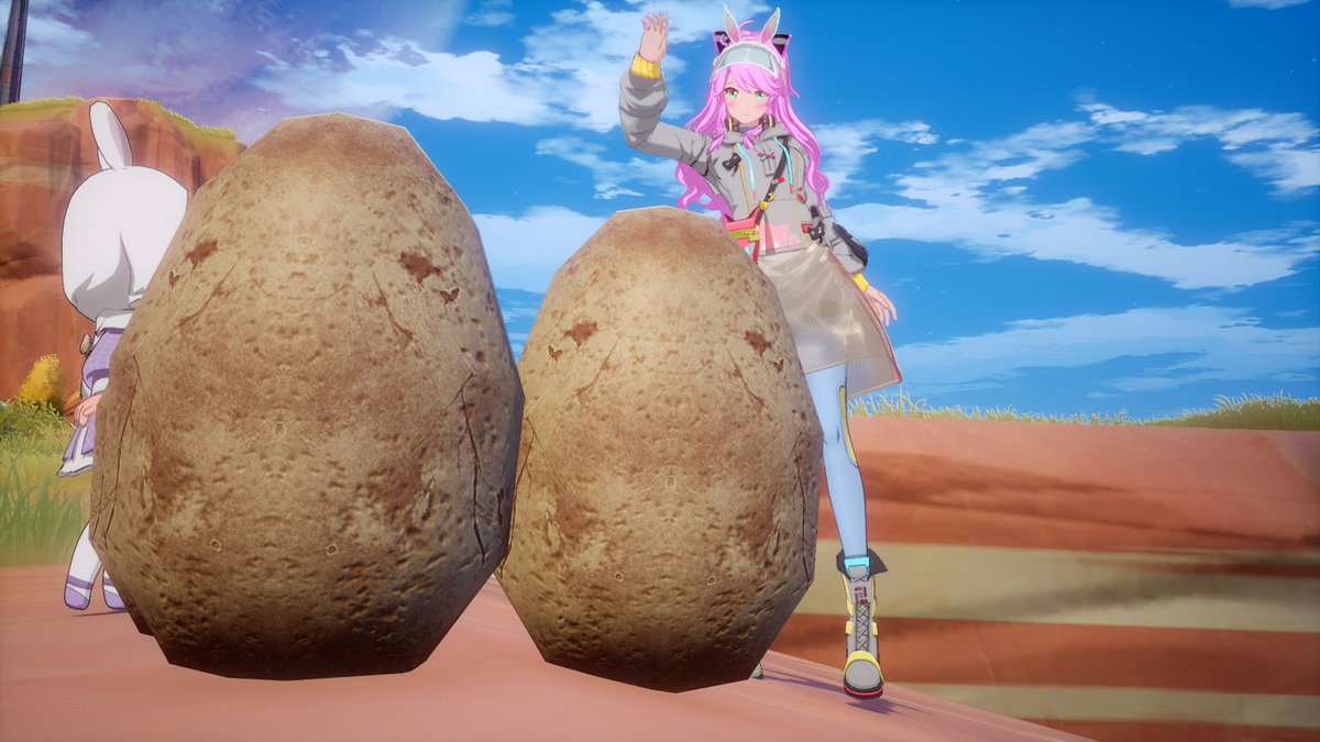 SgtCat's tweet photo. When I was new to #TowerofFantasy I got the Gather Poultry Eggs as part of my bounty missions almost every day, to the point where I ended up picking up eggs before I check the bounty missions. I love the details of the egg shells. #幻塔 #幻塔SS #ToF #ToFography #ToFEchoesInSpace https://t.co/vO82AOGgRc