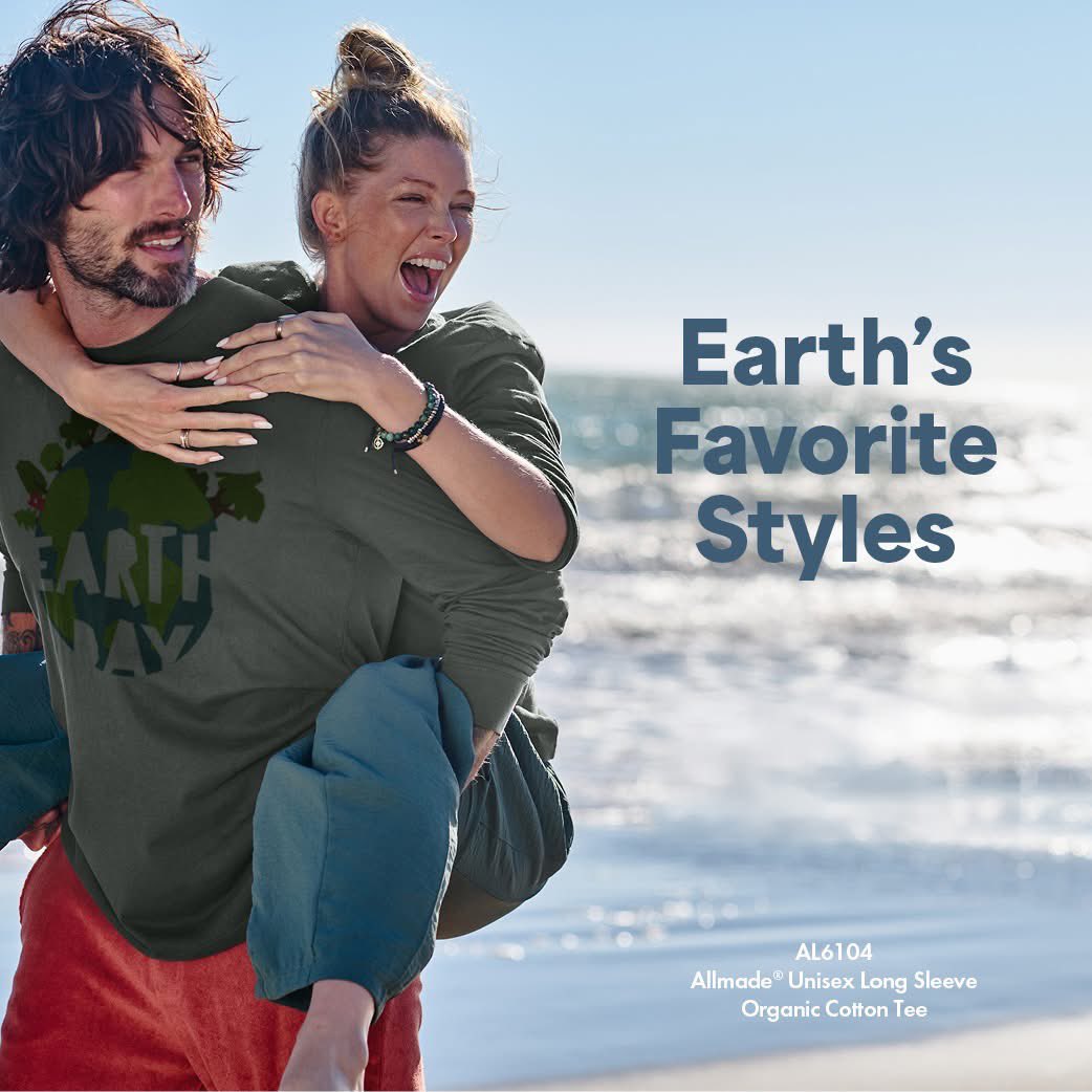 Happy Earth Day! Celebrate sustainably! 🌎♻️ Wear what you believe in with eco-friendly apparel that’s good for you and even better for the planet. 🌱💚 #EarthDayEveryDay #WearTheChange #SustainableStyle #BigFrogLife #CustomTShirts
