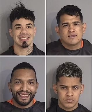 ImMeme0's tweet image. BREAKING: Criminal illegal aliens linked to Venezuelan Tren De Argua gang arrested by Polk County Sheriff’s Office.
Photo of a tearful Ramon Jesus Carpintero-Luna, 26, a member of the so-called “Scotch Bandits”—a group accused of committing over three dozen thefts across central…