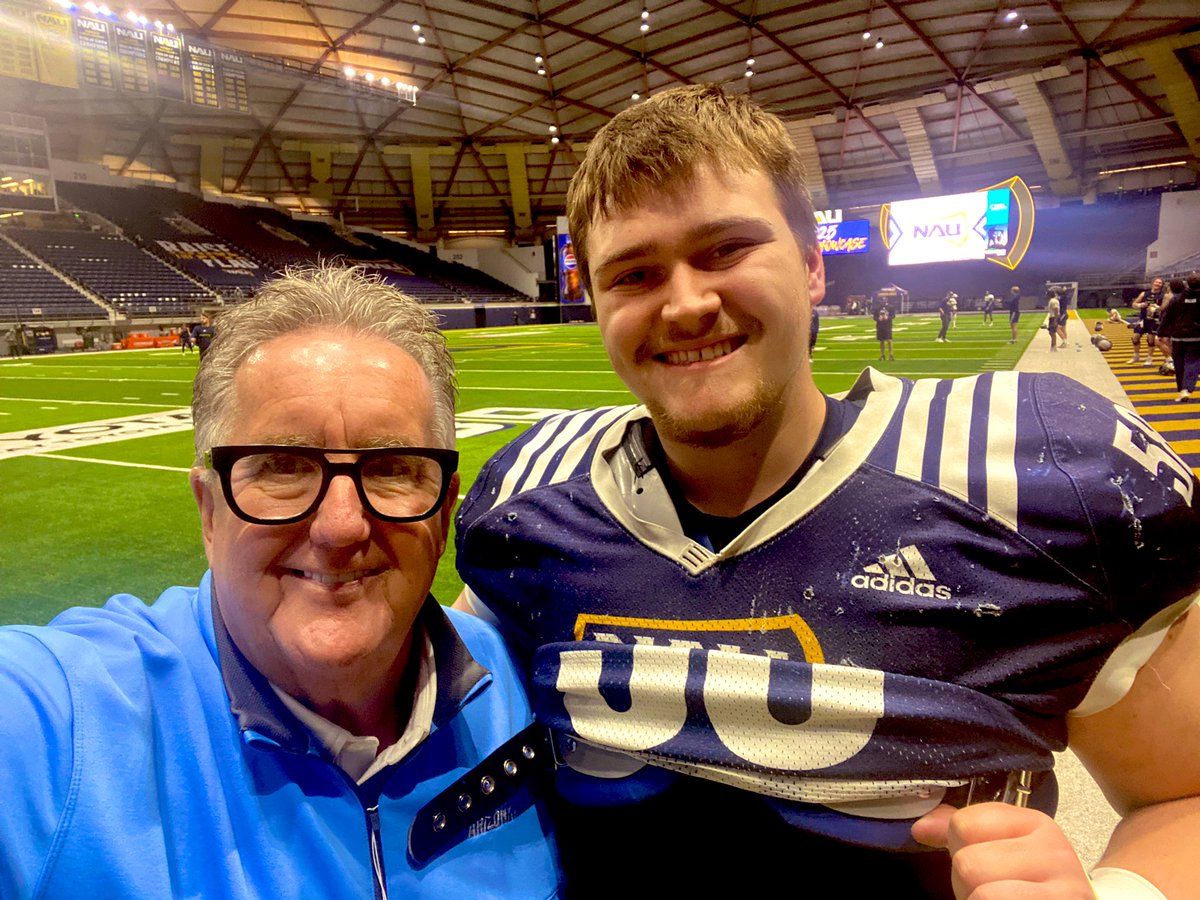 Kevin McCabe (@kevinmccabe987) on Twitter photo Home cooking <a href="/NAU_Football/">NAU Football</a> the roster filled with “my” AzHS stars. Former <a href="/Cehsfootball/">Centennial Coyotes Football</a> <a href="/BradyBakke71/">Brady Bakke</a> <a href="/Husky_Football7/">HamiltonHuskyFootball</a> <a href="/connor_deprez/">Connor Deprez</a> and <a href="/DMWolvesFB/">Desert Mountain Wolves Football</a> QB <a href="/BryceHerges/">Bryce Herges</a> and my Aztec <a href="/CdS_Football/">CDS Touchdown Club</a> <a href="/MatthewOrthmann/">Matthew Orthmann</a> Home cooking <a href="/NAU_Football/">NAU Football</a> the roster filled with “my” AzHS stars. Former <a href="/Cehsfootball/">Centennial Coyotes Football</a> <a href="/BradyBakke71/">Brady Bakke</a> <a href="/Husky_Football7/">HamiltonHuskyFootball</a> <a href="/connor_deprez/">Connor Deprez</a> and <a href="/DMWolvesFB/">Desert Mountain Wolves Football</a> QB <a href="/BryceHerges/">Bryce Herges</a> and my Aztec <a href="/CdS_Football/">CDS Touchdown Club</a> <a href="/MatthewOrthmann/">Matthew Orthmann</a>