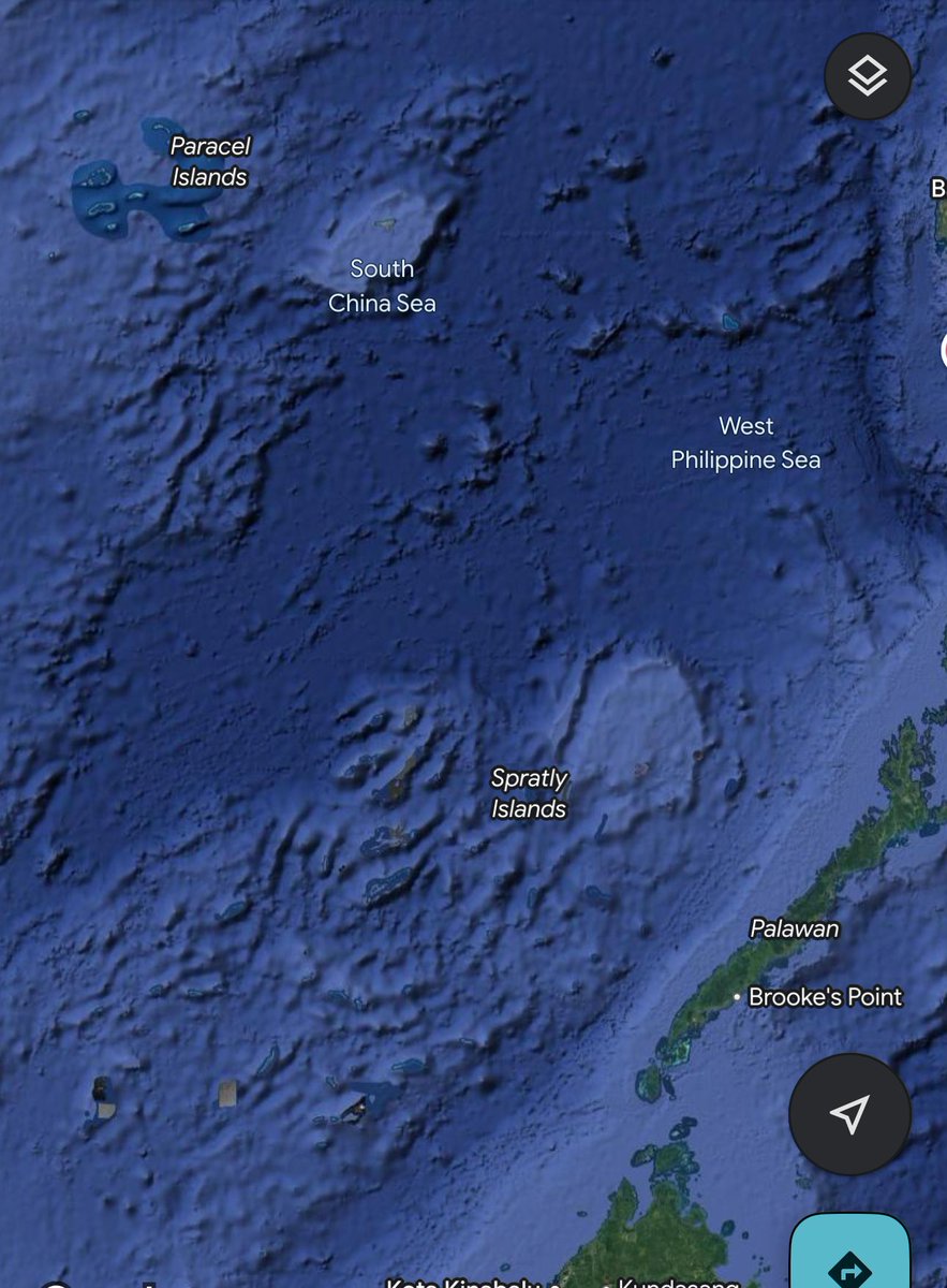 java_prince4's tweet photo. @ABSCBNNews Maybe better if Google also removes the name Spratly Islands as they are not islands after all- well, according to the PCA Ruling. So the label “West Philippine Sea” could be put a bit below and cover that area to the west of Palawan.🤷🏻‍♀️ https://t.co/Hy7uL9rItd