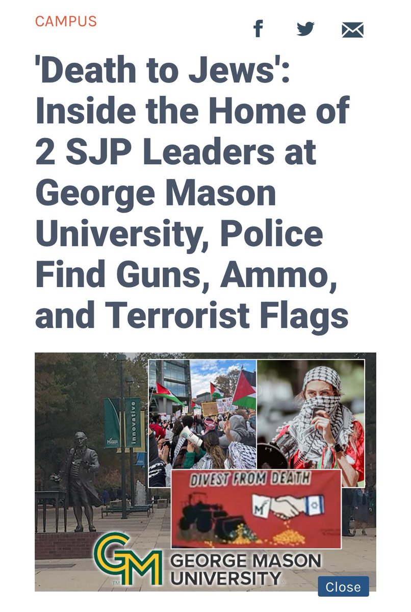 MarinaMedvin's tweet image. The admissions department at George Mason University admitted the guy encouraging political assassinations as well as the anti-Israel international students found to have pro-terror materials, including Hamas and Hezbollah flags and signs that read โdeath to Americaโ and โdeathโฆ