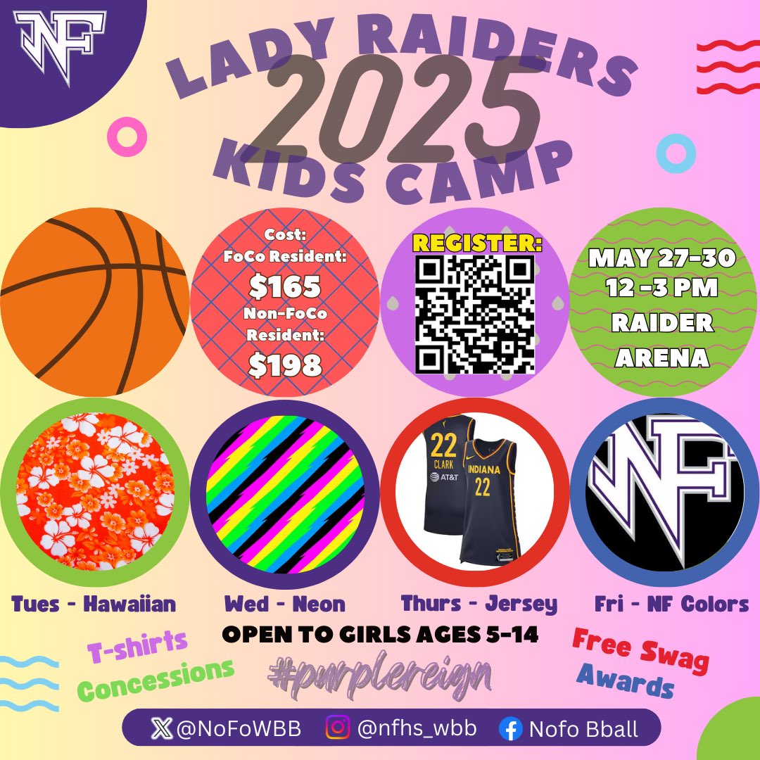 NoFoWBB (@nofowbb) on Twitter photo Registration is open for Kids Camp! Come join us for a week of hoops and fun!
#PurpleReign
<a href="/NorthForsythMS/">North Forsyth Middle</a> <a href="/LibertyMDL/">Liberty Middle</a> <a href="/CoalMountainES/">Coal Mountain Elem</a> <a href="/SilverCityElem/">SilverCityES</a> <a href="/MattElementary/">Matt Elementary</a> Registration is open for Kids Camp! Come join us for a week of hoops and fun!
#PurpleReign
<a href="/NorthForsythMS/">North Forsyth Middle</a> <a href="/LibertyMDL/">Liberty Middle</a> <a href="/CoalMountainES/">Coal Mountain Elem</a> <a href="/SilverCityElem/">SilverCityES</a> <a href="/MattElementary/">Matt Elementary</a>