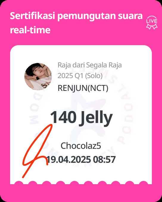 voteFlower_S2's tweet photo. Congrats RT DEAL Complicated

🎁140 jelly  for #RENJUN on King Of Kings 

Thank you so much for participation! 
#GAdeals_voteflower https://t.co/WWINuLXr2R