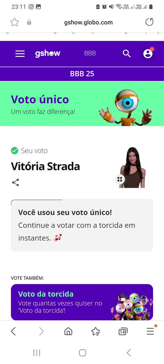 ComentaTudo3's tweet photo. #ForaVitória Renata Campeã
Bora votar. https://t.co/tQH4nUvwtZ