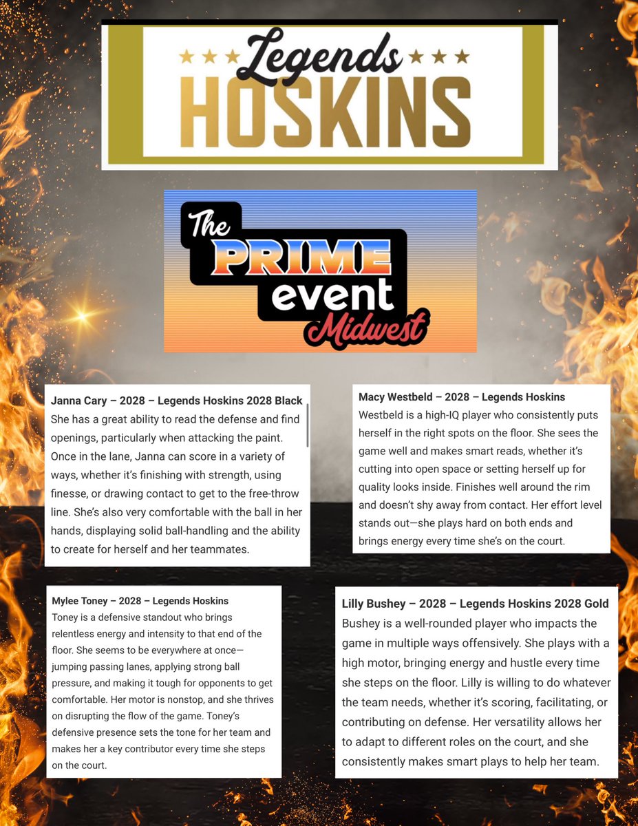 Lilly Bushey (@lillybushey24) on Twitter photo Super excited and proud of my fellow <a href="/team_hoskins/">Team Hoskins</a> teammates <a href="/Janna_Cary/">Janna Cary</a> <a href="/myleeToneyy/">Mylee Toney</a> and <a href="/macywestbeld09/">Macy Westbeld</a> who were also chosen as standout players! Super excited and proud of my fellow <a href="/team_hoskins/">Team Hoskins</a> teammates <a href="/Janna_Cary/">Janna Cary</a> <a href="/myleeToneyy/">Mylee Toney</a> and <a href="/macywestbeld09/">Macy Westbeld</a> who were also chosen as standout players!