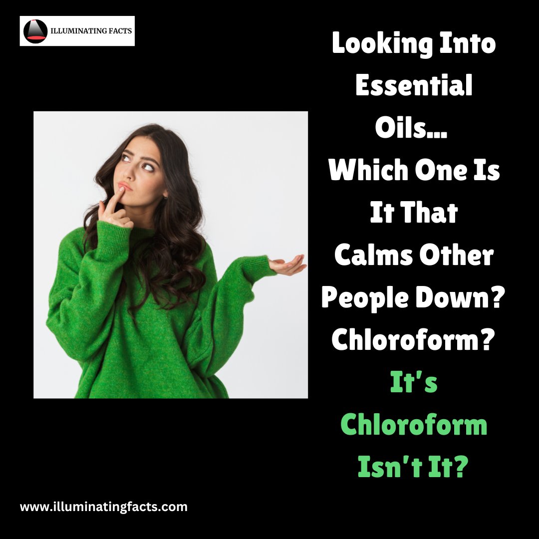 itsmrpopculture's tweet image. Looking for that essential oil that calms others? Pretty sure it’s... chloroform. 😅💨
#EssentialOilsHumor #SarcasticThoughts #FunnyPosts #DarkHumor #IlluminatingFacts