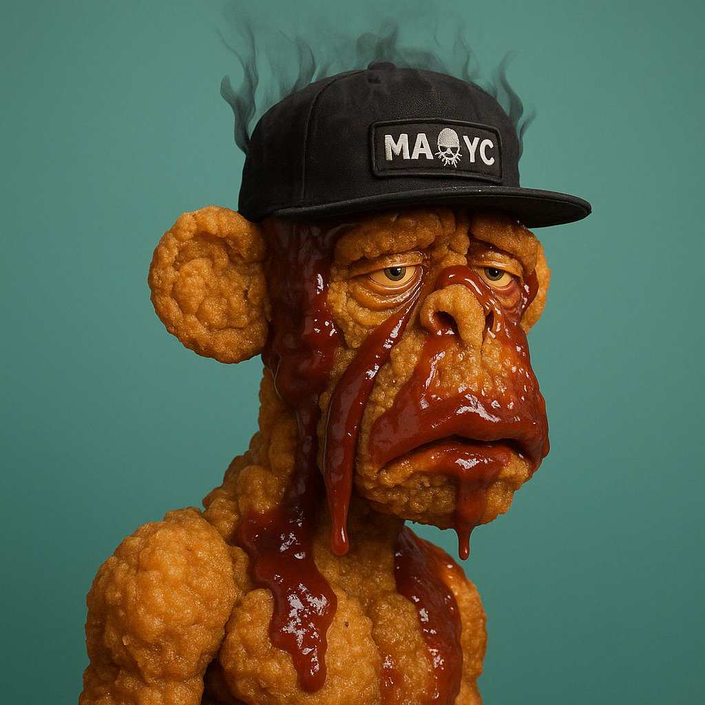 apewhale's tweet photo. What if my mutant was made out of chicken nuggets and BBQ sauce. https://t.co/DIcg3wYaTO
