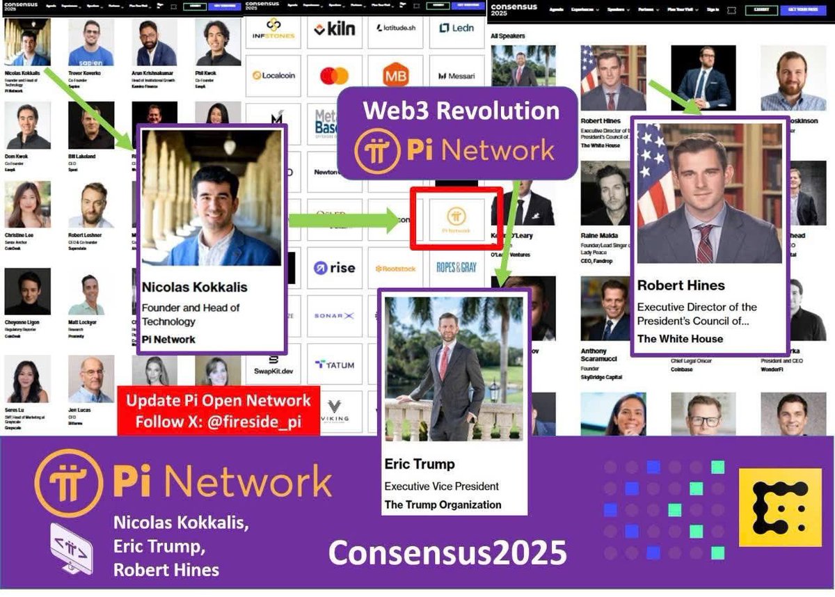 pidesktop's tweet photo. The event will be attended by President Trump, Eric Trump is currently the Vice Chairman of the US Cryptocurrency Council, he will be speaking at the event.
#pinetwork #pithetime https://t.co/bRh9XMO70E