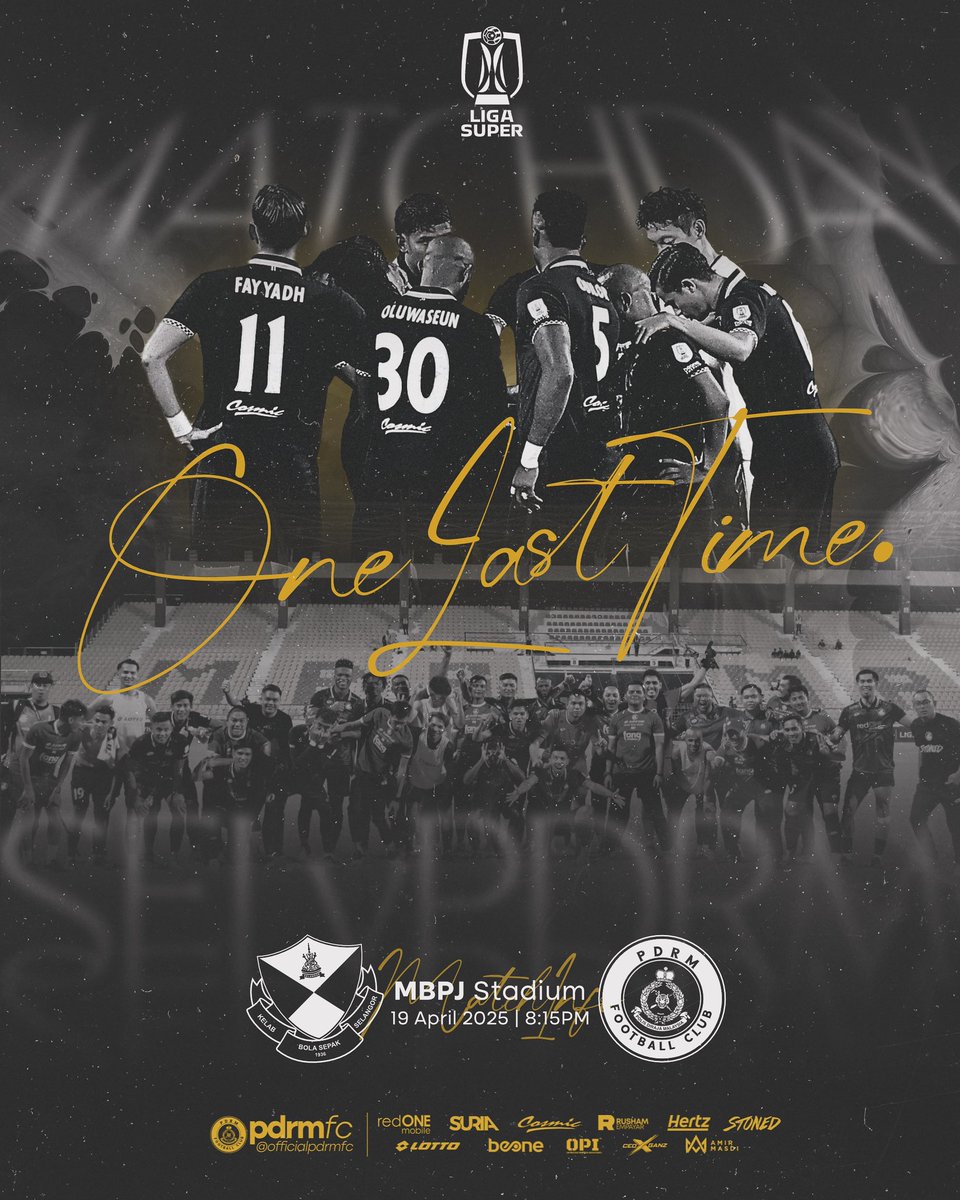 pdrmfcmy's tweet image. One Last Time. We will fight out for one final time in #LigaSuper 2024/25 season against Selangor as the season comes to a close. As always, we will do this #OurWay!

#pdrmfc #upthecops #sangsakabiru #selpdrm